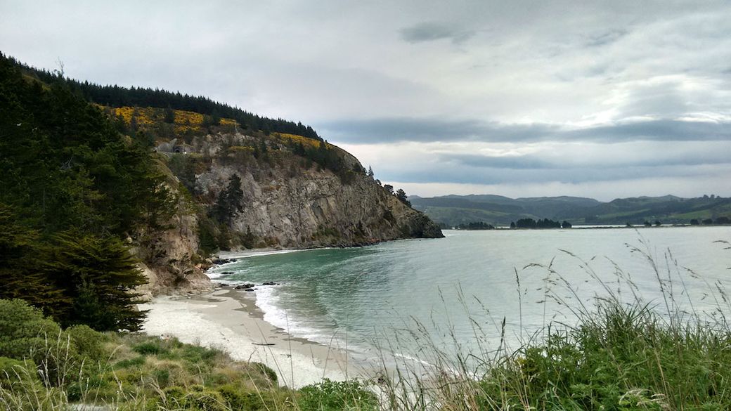 View of Canoe Beach from Mapoutahi Pa